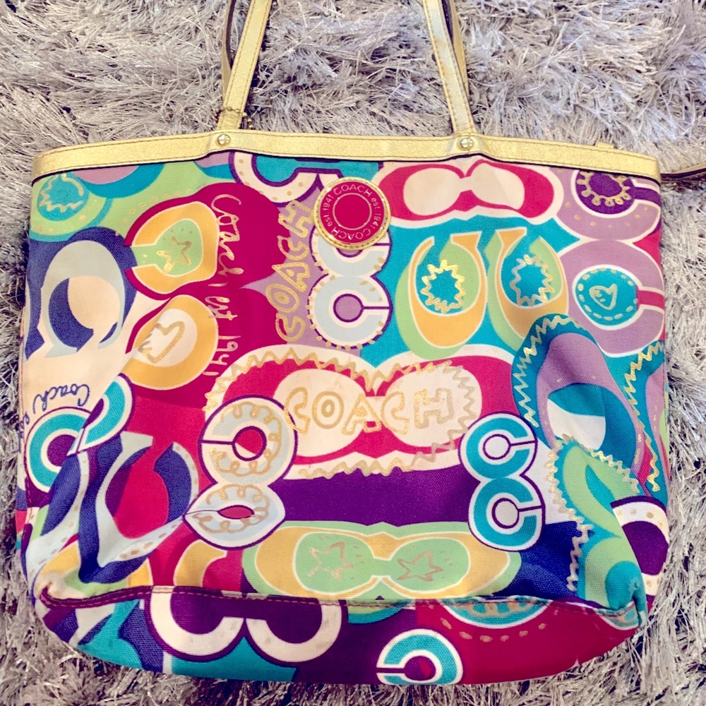 Coach Colorful Handbag